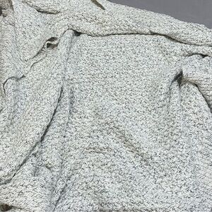 Threshold Textured Knit Blanket in Cream and Gray